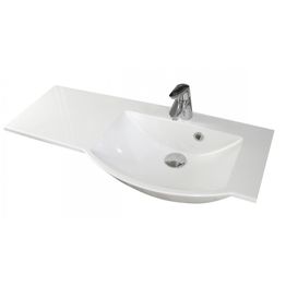 Pesuallas Otsoson Susa 903x390x153 mm oikea valkoinen