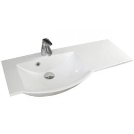 Pesuallas Otsoson Susa 903x390x153 mm vasen valkoinen