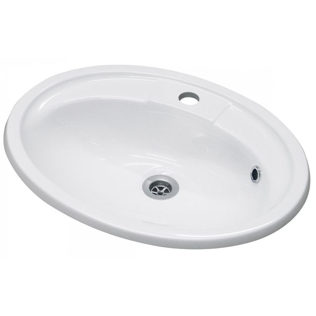 Pesuallas Otsoson Uppomarmo 510x380 mm valkoinen