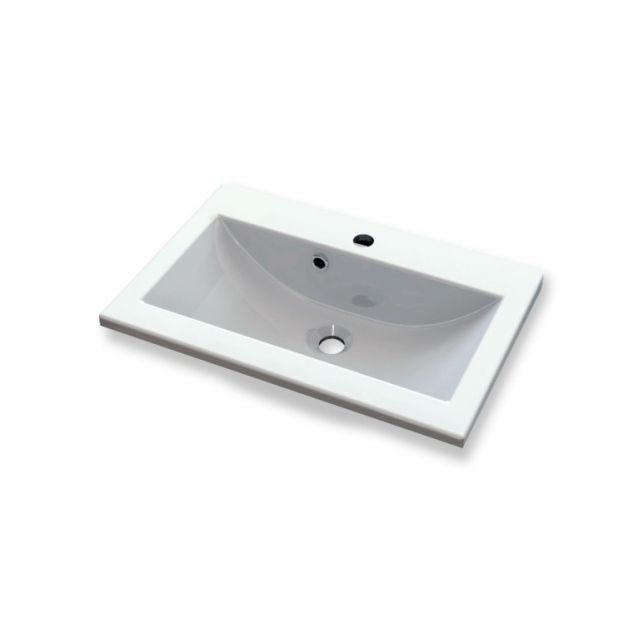 Pesuallas Grip Claudia Thin 390x500mm valumarmoriallas valkoinen