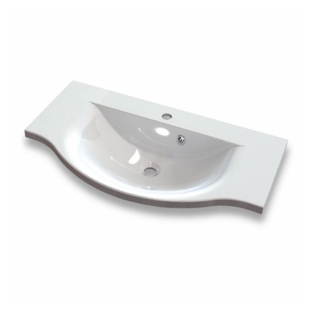 Pesuallas Grip Dali 80 800x435mm valumarmoriallas valkoinen