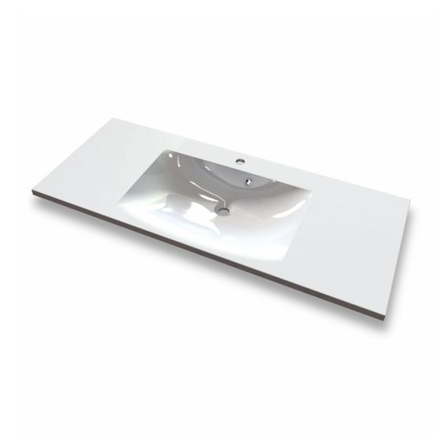 Pesuallas Grip Jojo 120 1200x505mm valumarmoriallas valkoinen