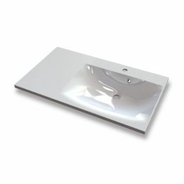 Pesuallas Grip Jojo 90 900x505mm valumarmori oikea valkoinen