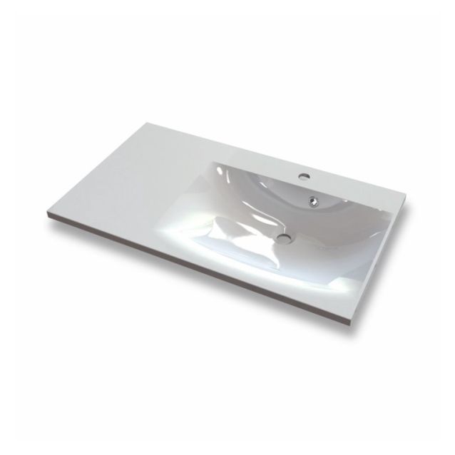 Pesuallas Grip Jojo 90 900x505mm valumarmoriallas oikea valkoinen