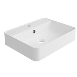 Malja-allas Grip Octavia 500x400mm valumarmori valkoinen