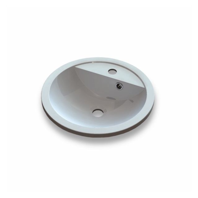 Pesuallas Grip Rio ø430x123mm valumarmoriallas valkoinen