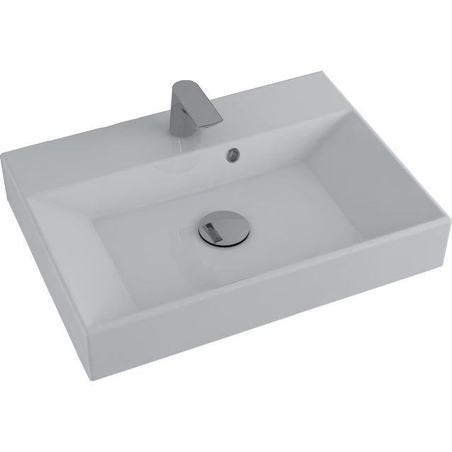 Pesuallas Grip Solo 500x360mm valumarmoriallas valkoinen