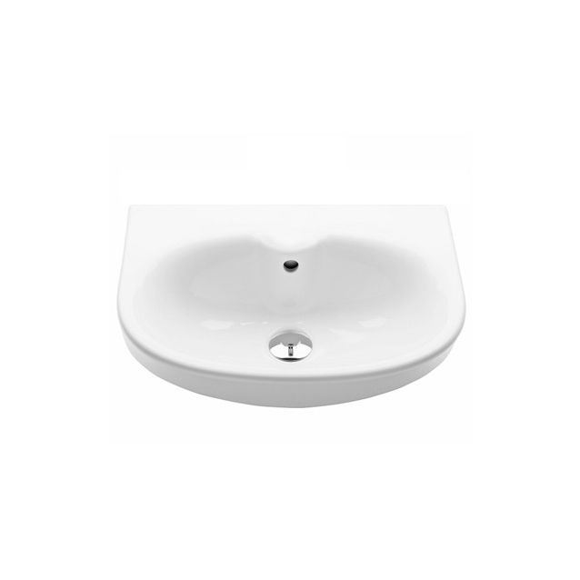 Pesuallas Ido Glow 500 ylivuotosuojalla ei hanareikää