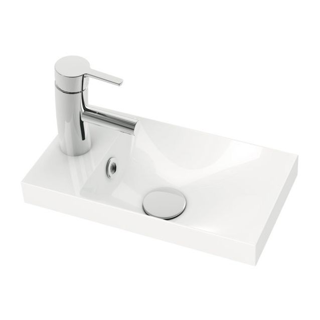 Pesuallas Otsoson Virta 400x220x106mm valkoinen