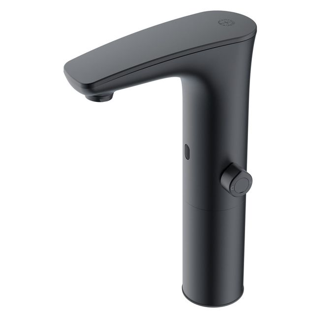 Pesuallashana Gustavsberg Sensoric 1.0, kosketusvapaa, 240 mm jalka, mattamusta