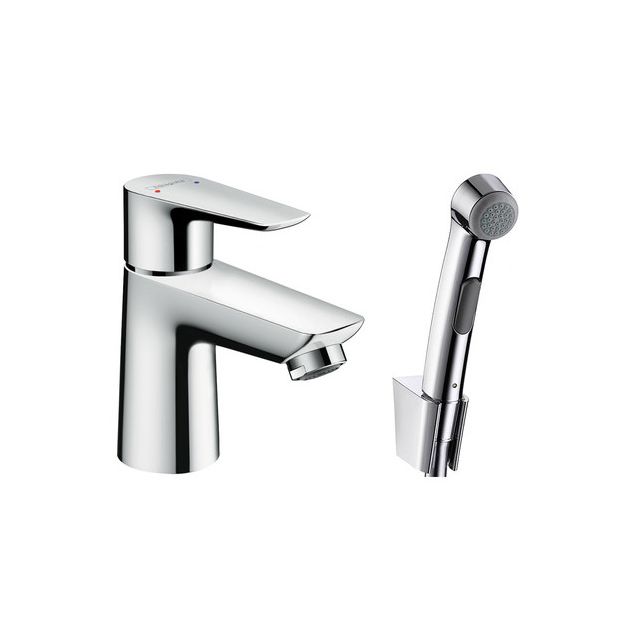 Pesuallashana Hansgrohe Talis E 80 Bidette pohjaventtiilillä kromi (71729000)