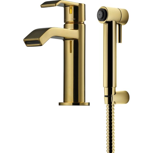 Pesuallashana Tapwell Vicco VIC069 honey gold, käsisuihkulla