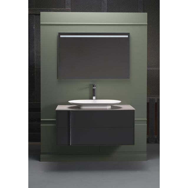 Pesuallaskaappi Hafa Edge 1000x456x450 mm antrasiitin harmaa