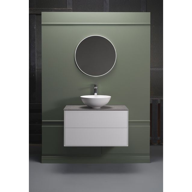 Pesuallaskaappi Hafa Edge 800x456x450 mm valkoinen matta