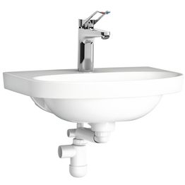 Pesuallaspaketti Gustavsberg Nautic All in One, 50 cm, pesuallashanalla, valkoinen