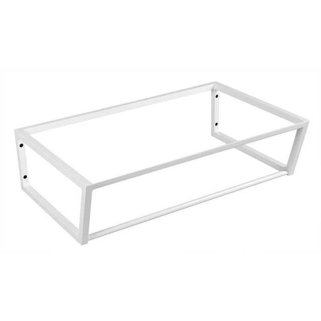 Pesualtaan seinäteline Interia Ska 750 mm mattavalkoinen