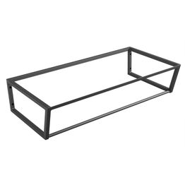 Pesualtaan seinäteline Interia Ska 900 mm mattamusta