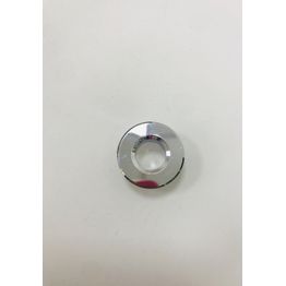 Pesualtaan ylivuotosuojan koristerengas Noro metalli kromi