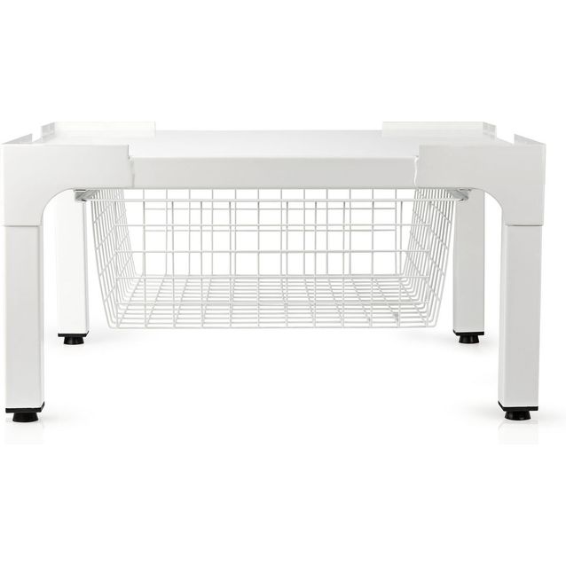 Pesukoneen/kuivausrummun jalusta korilla Nedis WAST140WT