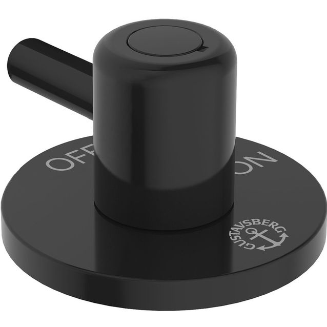 Pesukoneventtiili Gustavsberg Epic, tasoon asennettava, musta