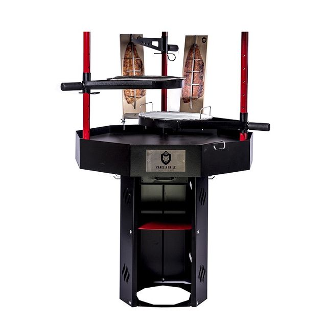 Pihagrilli Carelia Grill® 9K-100 korkea ilman huuvaa musta