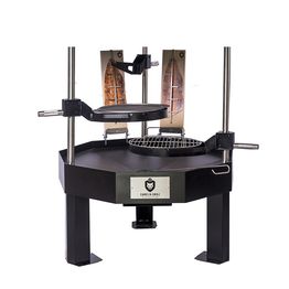 Pihagrilli Carelia Grill® 9K-100 Premium matala ilman huuvaa musta