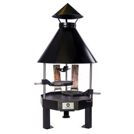 Pihagrilli Carelia Grill® 9K-100 Premium matala musta