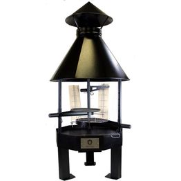 Pihagrilli Carelia Grill® 9K-80 matala musta