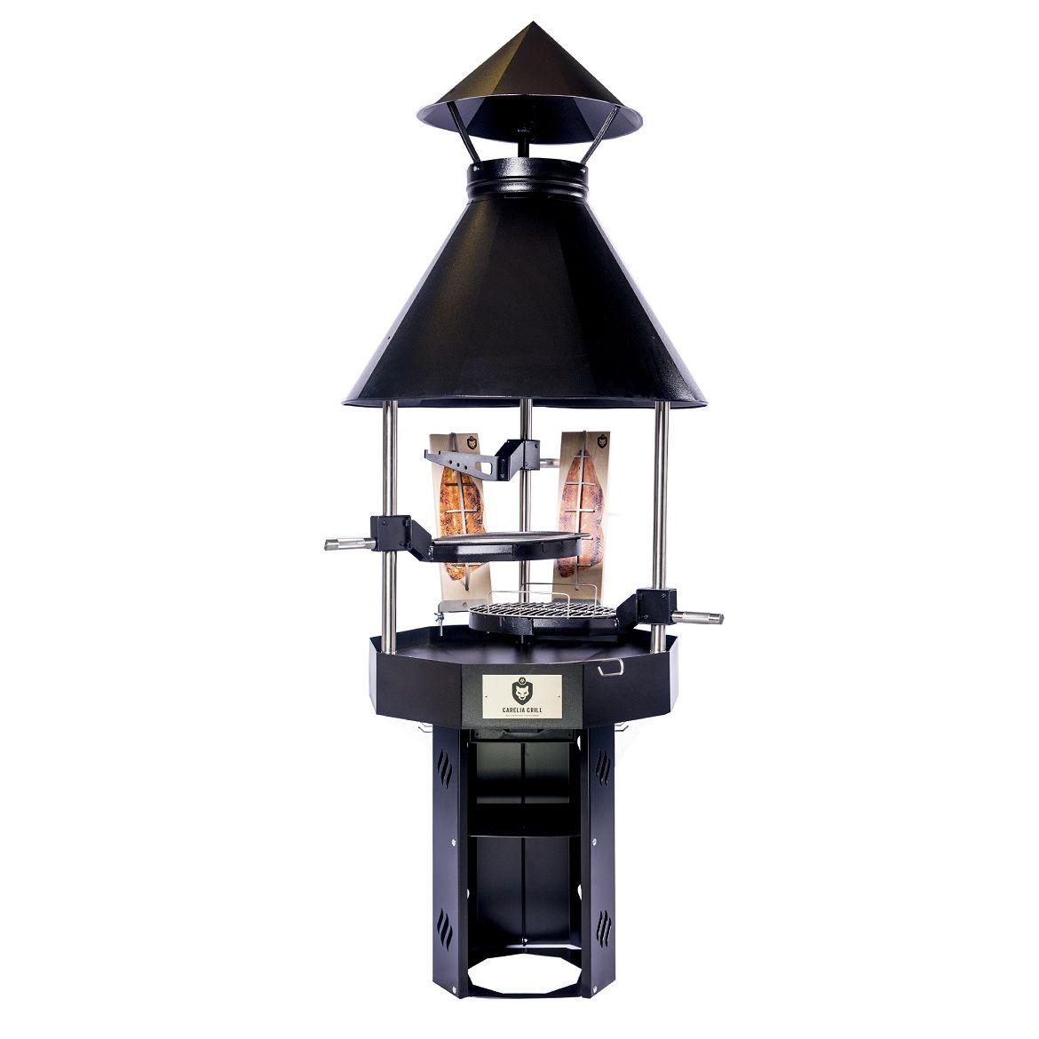 Pihagrilli Carelia Grill® 9K-80 Premium korkea musta