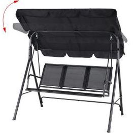 Pihakeinu AB Polar 3 hlö katoksella musta