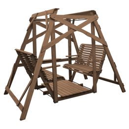 Pihakeinu Suomi N164R vastakkainistuttava ruskea