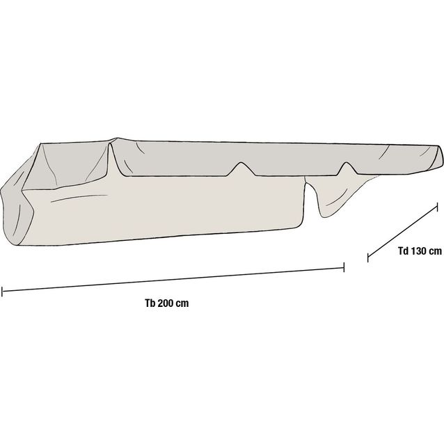 Pihakeinun katos Kornhult/Wien/Basel beige