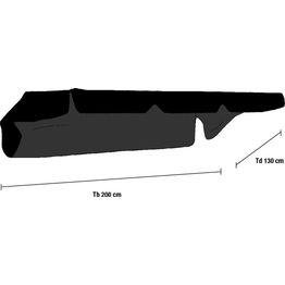 Pihakeinun katos Olbia musta