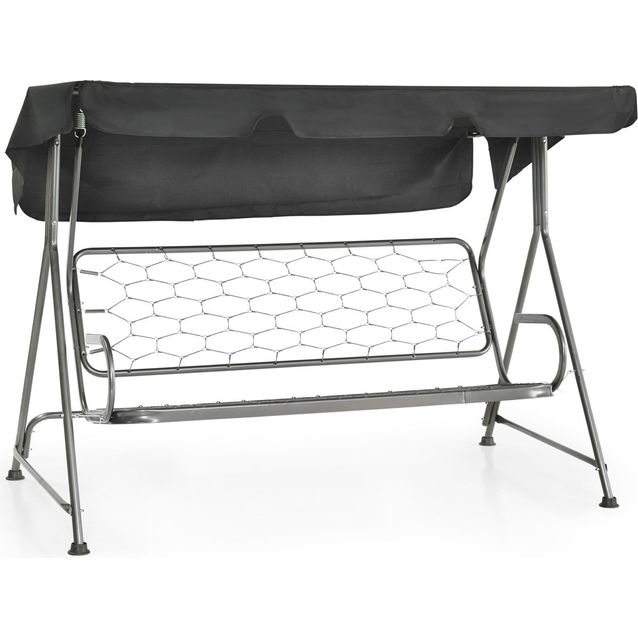 Pihakeinun runko Basel antrasiitti ei sis. pehmusteita/kattoa