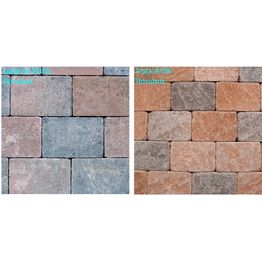 Pihakivi Benders Labyrint/Troja Antik Makro 210x210x50 mm terramix