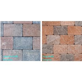 Pihakivi Benders Labyrint/Troja Antik Puolikivi 105x140x50 mm terramix