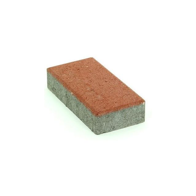 Pihakivi Rudus Kartanokivi 60 278x138x60 mm sileä punainen