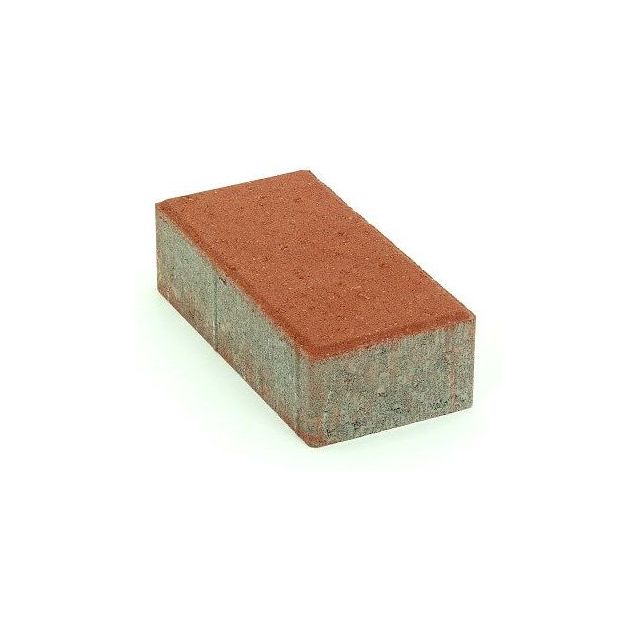 Pihakivi Rudus Kartanokivi 80 278x138x80 mm sileä punainen