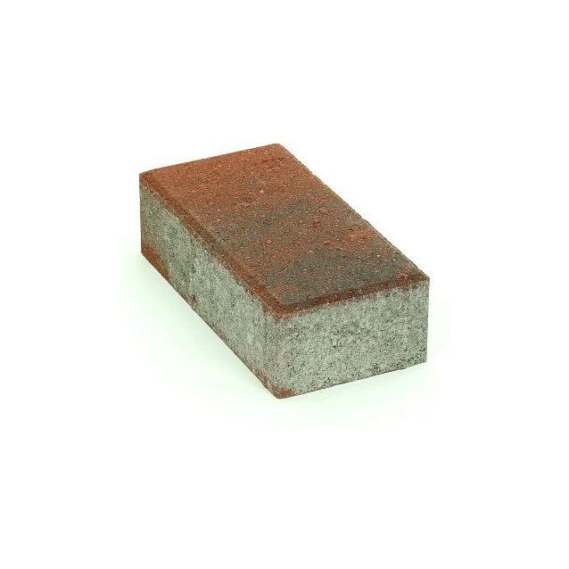 Pihakivi Rudus Kartanokivi 80 278x138x80 mm sileä punamusta