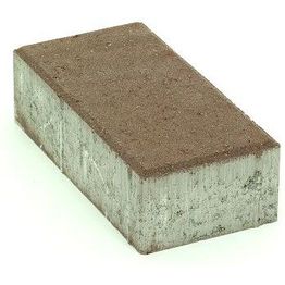 Pihakivi Rudus Kartanokivi 80 278x138x80 mm sileä ruskea