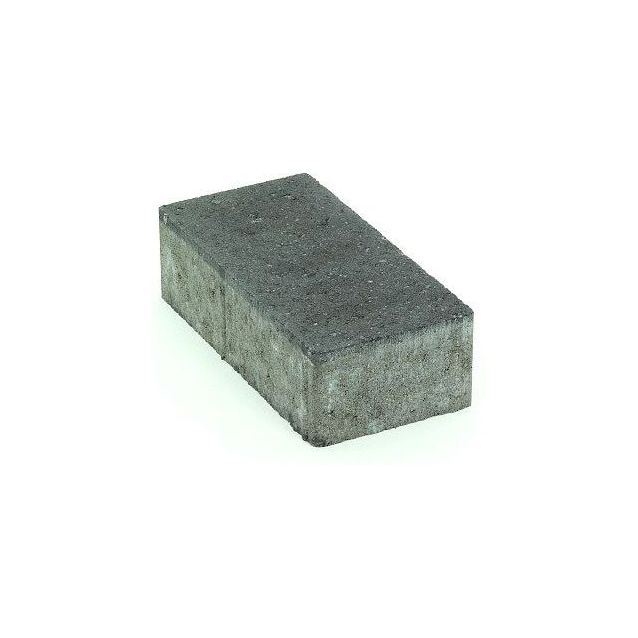 Pihakivi Rudus Kartanokivi 80 viisteetön 277x137x80 mm sileä musta