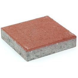 Pihakivi Rudus Kartanolaatta 60 278x278x60 mm sileä punainen