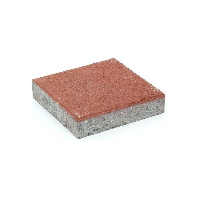 Pihakivi Rudus Kartanolaatta 60 278x278x60 mm sileä punainen