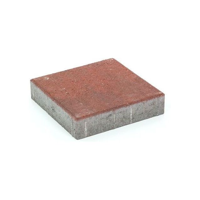 Pihakivi Rudus Kartanolaatta 60 278x278x60 mm sileä punamusta