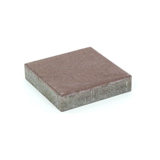 Pihakivi Rudus Kartanolaatta 60 278x278x60 mm sileä ruskea