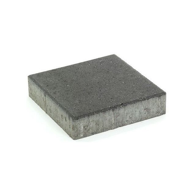 Pihakivi Rudus Kartanolaatta 80 278x278x80 mm sileä musta