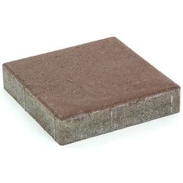 Pihakivi Rudus Kartanolaatta 80 278x278x80 mm sileä ruskea