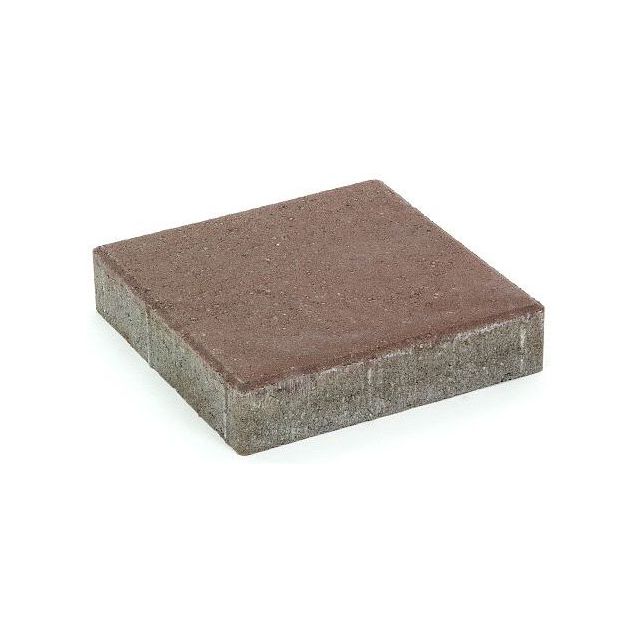 Pihakivi Rudus Kartanolaatta 80 278x278x80 mm sileä ruskea