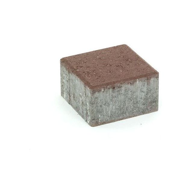 Pihakivi Rudus Kartanonoppa 80 138x138x80 mm sileä ruskea