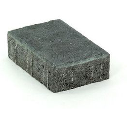 Pihakivi Rudus Kartanonupu 60 viisteetön 207x137x60 mm sileä musta